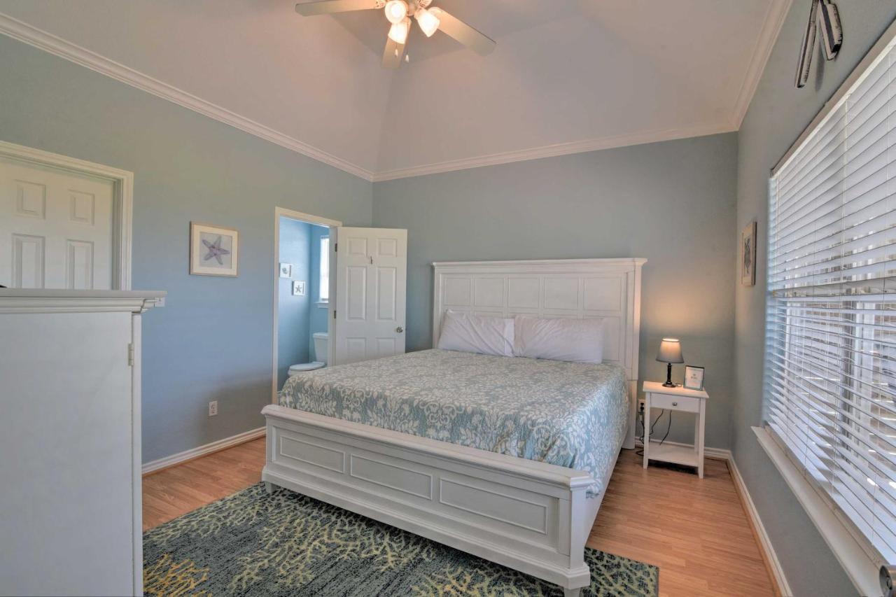 Bright Crystal Beach House, Walk To Coast! Villa Bolivar Peninsula Eksteriør billede