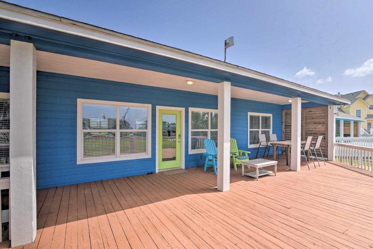 Bright Crystal Beach House, Walk To Coast! Villa Bolivar Peninsula Eksteriør billede