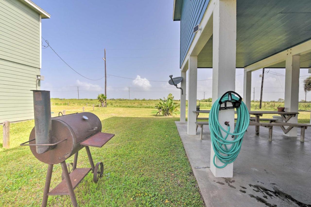 Bright Crystal Beach House, Walk To Coast! Villa Bolivar Peninsula Eksteriør billede