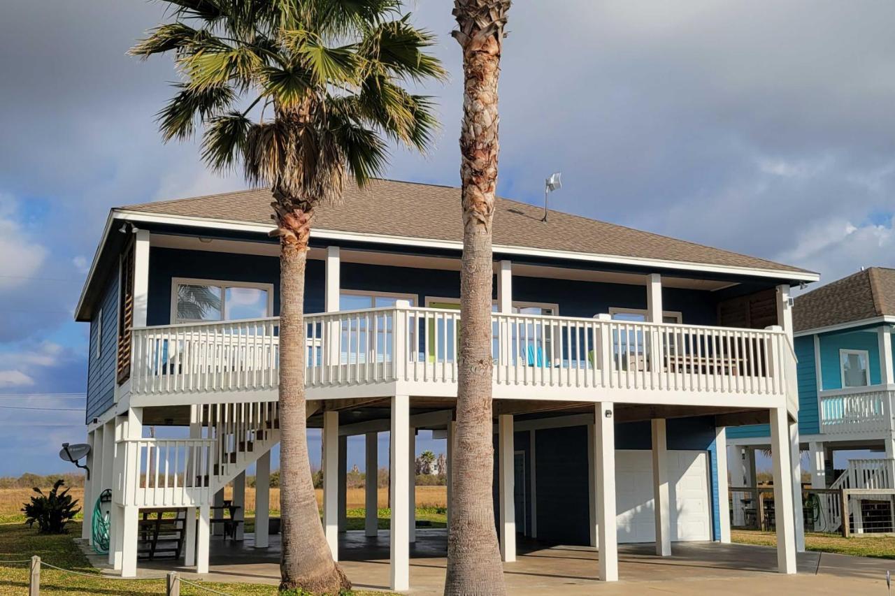 Bright Crystal Beach House, Walk To Coast! Villa Bolivar Peninsula Eksteriør billede